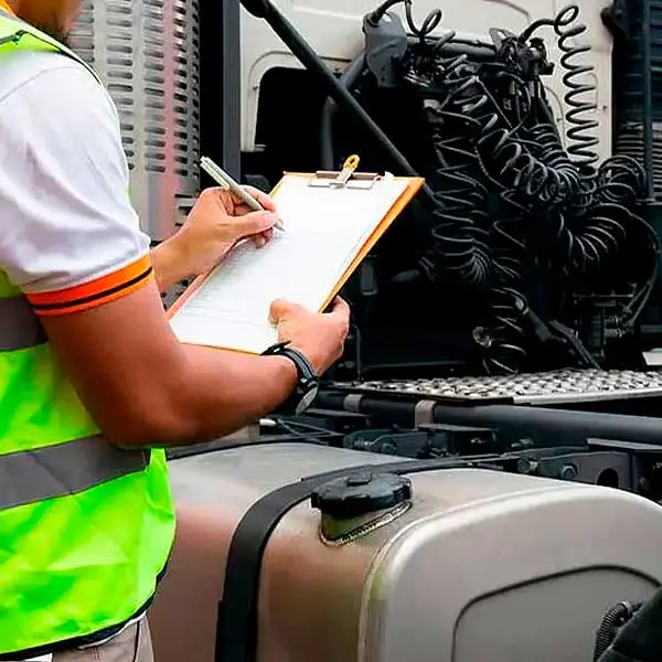 DOT inspection in Orlando, Florida.
